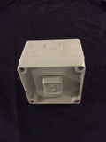 Weatherproof Switch - One Gang surface switch. 16A 250V IP56. 83 x 83mm