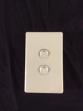 Switch - 2 Gang Vertical 250V 16A