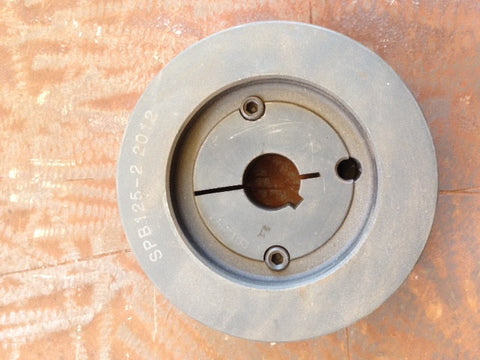 Taper Lock Pulley and Bush - Diameter 125mm with 1 Inch Bush